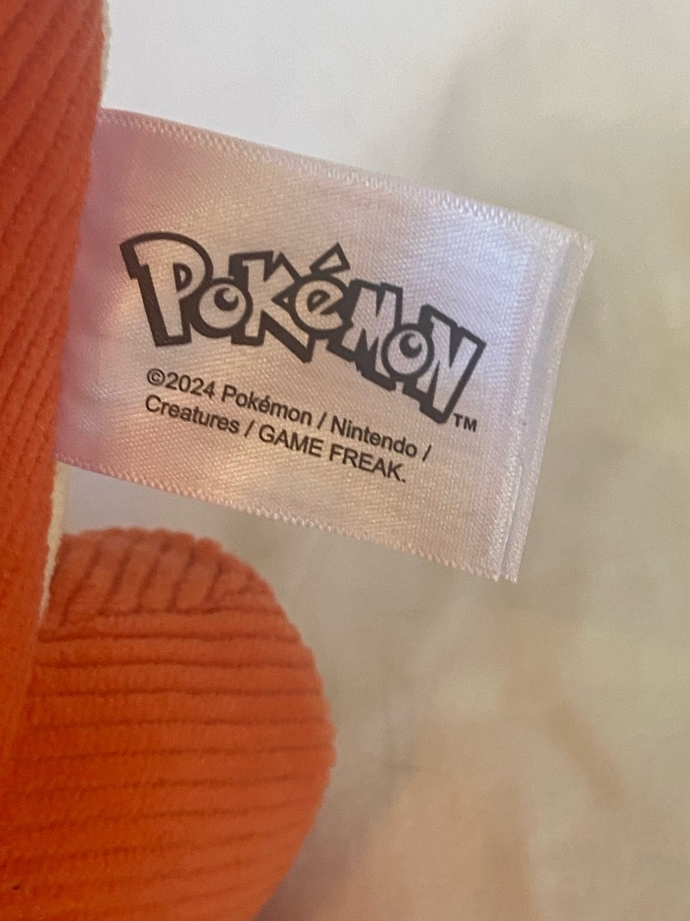 Pokémon Corduroy Fuecoco Plush Nintendo Creature Game Freak Collectible - Picture 8 of 12